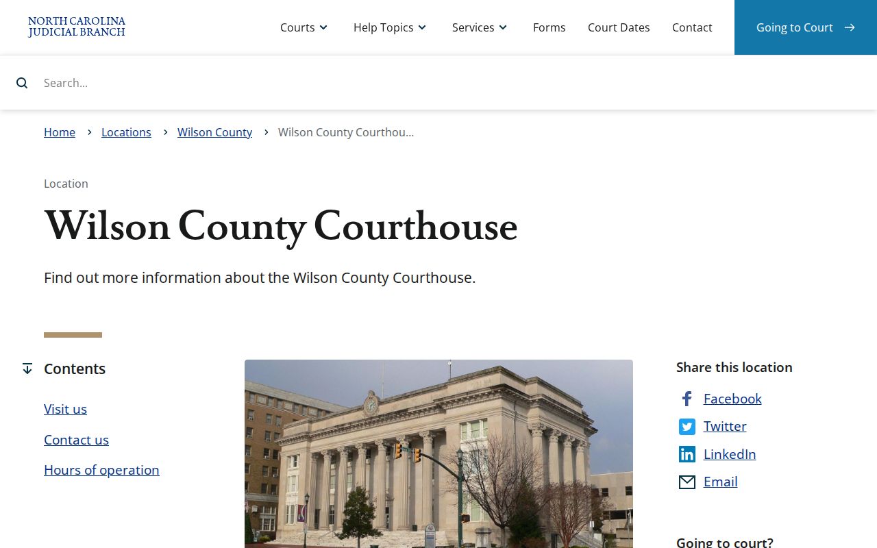 Wilson County criminal court records courthouse information